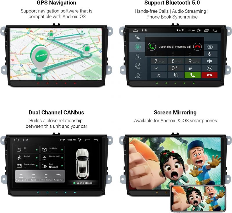 Volkswagen 9″ Android kasetofon makine thumbnail 2